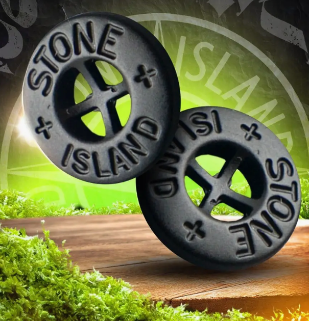 Патч Stone Island з гудзиками на одяг стонік патч A (nst) – фото