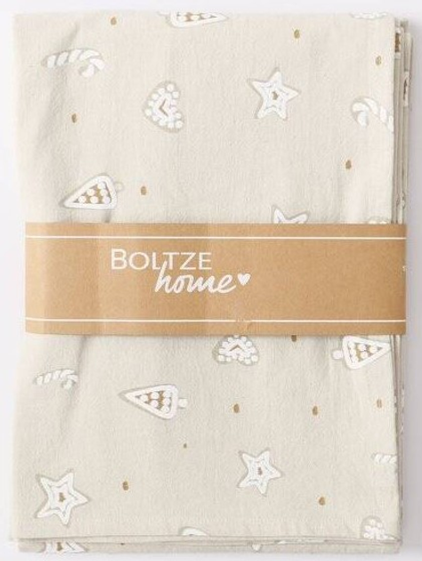 Скатертина бавовняна Boltze Home Bakery 140 x 180 см Бежева (4066076432332) - зображення 3