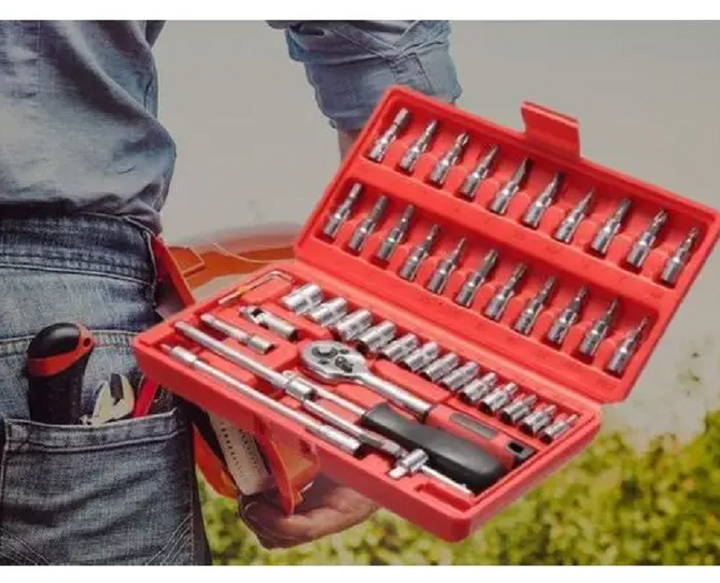 Набор инструментов 46 предметов New Tools 1/4" (5919) - изображение 6