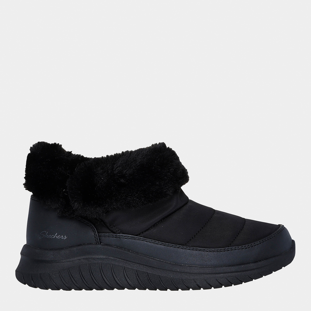 Женские дутики Skechers 167980 BBK 37.5 (7.5US) 24.5 см Черные (198376054465) 