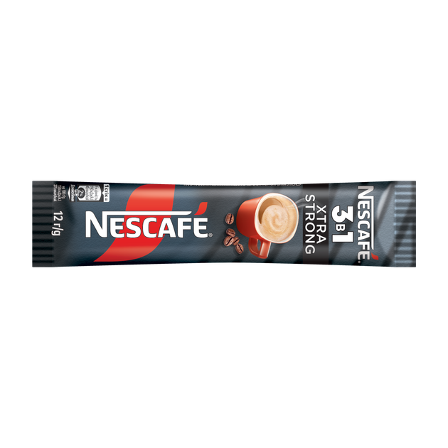 Напиток кофейный NESCAFE 3 в 1 Xtra Strong растворимый в стиках 12 г х 53 шт (8445291312555) - Фото 2 Напиток кофейный NESCAFE 3 в 1 Xtra Strong растворимый в стиках 12 г х 53 шт (8445291312555) - изображение 2