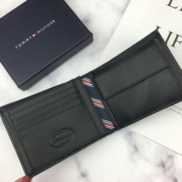 Чоловічий гаманець Tommy Hilfiger Etonі Mini Чорний - Фото 4 Чоловічий гаманець Tommy Hilfiger Etonі Mini Чорний - зображення 4