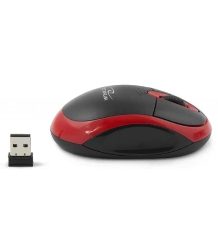 Мышь Esperanza Titanum TM116R Wireless Black/Red - Фото 3 Мышь Esperanza Titanum TM116R Wireless Black/Red - изображение 3
