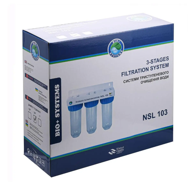 Система 3-х ступінчастої очистки Bio+ systems NSL103, 1" - изображение 2