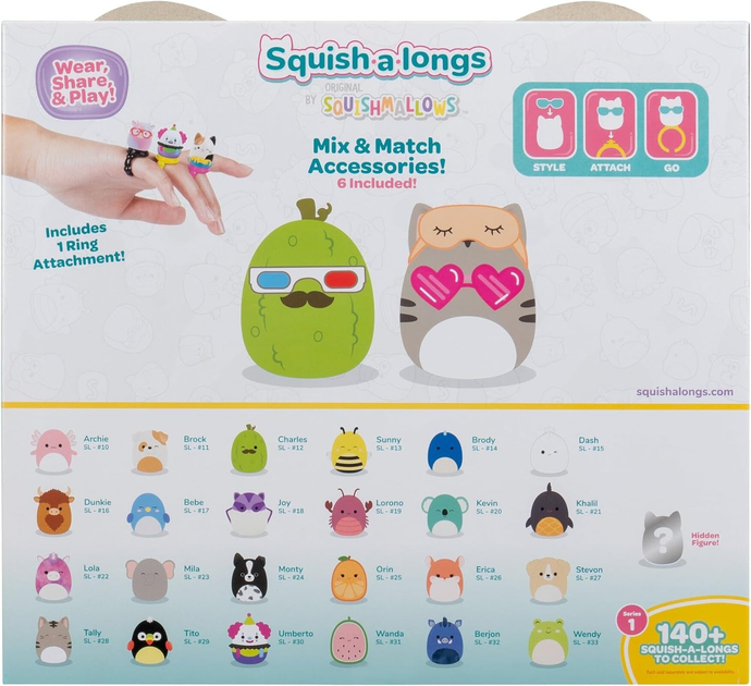 Zestaw figurek Jazwares Squish a longs 25 szt (191726755289) - obraz 12
