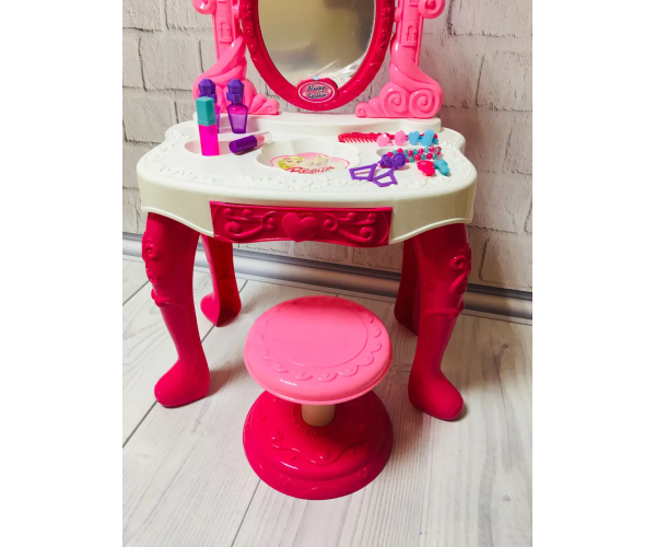 Трюмо дитяче зі стільчиком Kids 66868 феном та аксесуарами - зображення 3