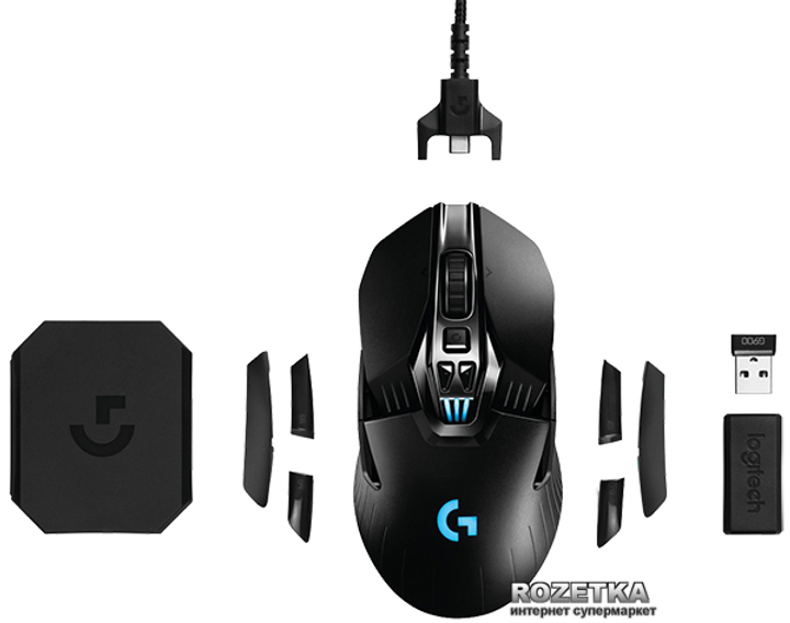 Мышь Logitech G900 Chaos Spectrum Wireless/USB Black (910-004607