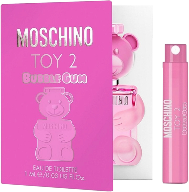 Пробник Туалетна вода для жінок Moschino Toy 2 Bubble Gum 1 мл (8011003864140) - зображення 1