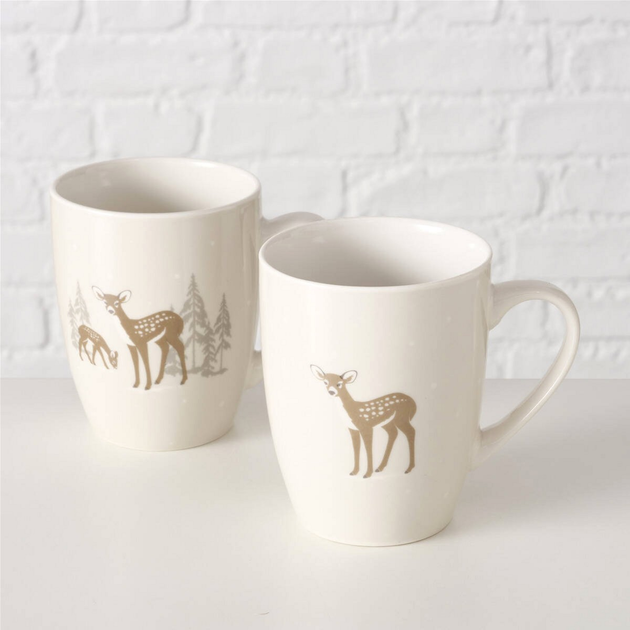 Кухоль Boltze Home Bambi Візерунок 1 з мотивом оленя 350 мл (5902973443233) - зображення 3