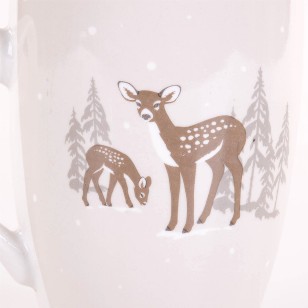 Кухоль Boltze Home Bambi Візерунок 1 з мотивом оленя 350 мл (5902973443233) - зображення 4