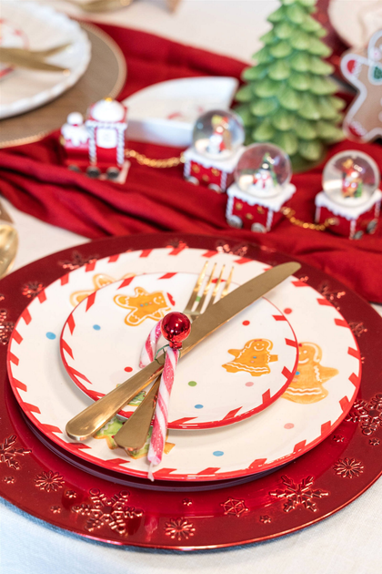 Тарілка Home Styling Collection Gingerbread святкова Ø 16 см (8720573819725) - зображення 3