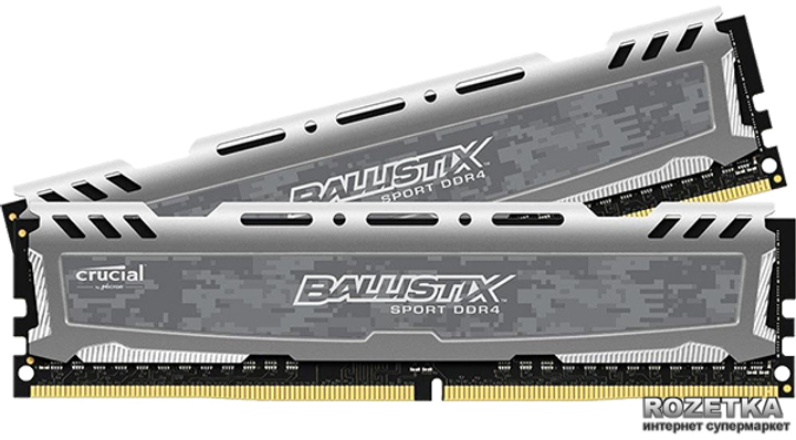 Оперативная память Crucial DDR4-2400 16384MB PC4-19200 (Kit of 2x8192 ...