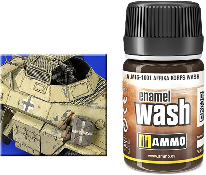 Фарба Ammo Enamel Wash Afrika Korps 35 мл (8432074010012) - зображення 1