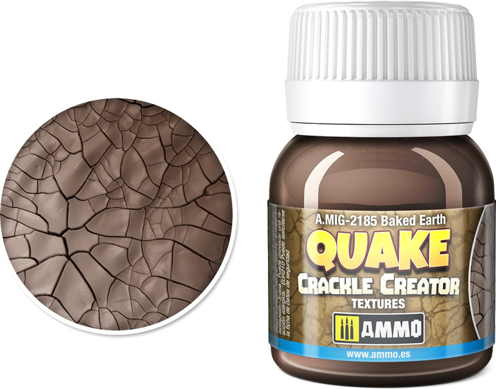 Farba pękająca Ammo Quake Crackle Creator Textures Baked Earth 40 ml (8432074021858) - obraz 1