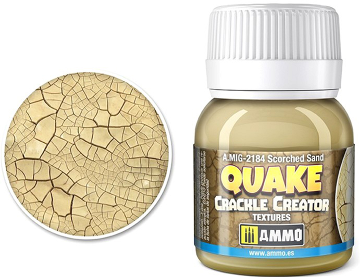 Farba pękająca Ammo Quake Crackle Creator Textures Scorched Sand 40 ml (8432074021841) - obraz 2