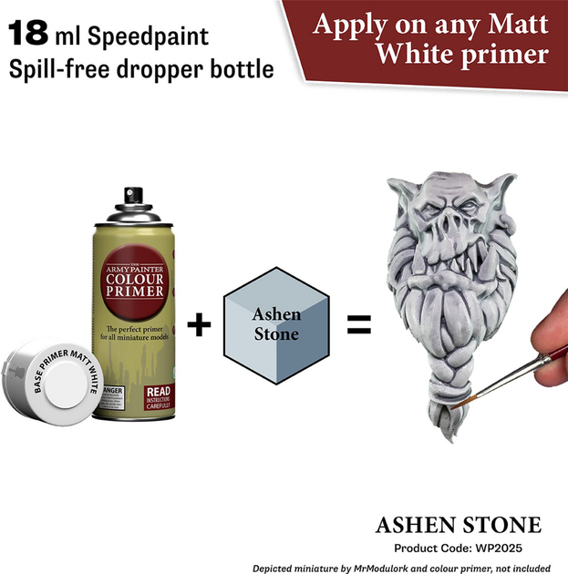 Farba The Army Painter Speedpaint 2.0 Ashen Stone 18 ml (5713799202504) - obraz 2