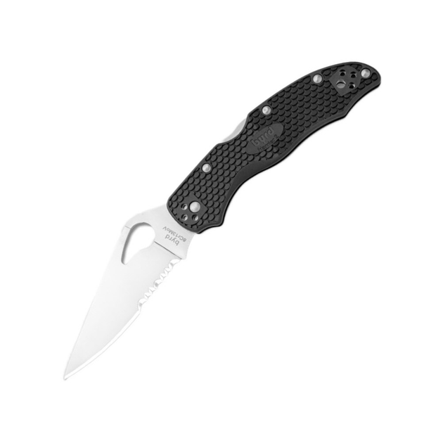 Ніж Spyderco Byrd Harrier 2 FRN полусеррейтор (BY01PSBK2) - зображення 1