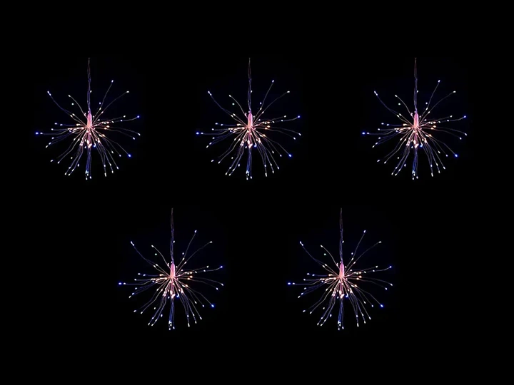 Гирлянда Штора 5 фейерверков 500LED микс 3,0x0,3м (8637/EW) - Фото 3 Гирлянда Штора 5 фейерверков 500LED микс 3,0x0,3м (8637/EW) - изображение 3