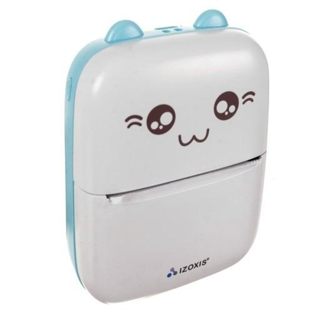 Детский принтер Mini printer Котик Bluetooth портативный термопринтер + 11 рулонов бумаги Izoxis - изображение 7