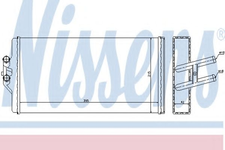 пічка MB NG 90(87-)12 TONS(+)[OE 002 835 68 01] Nissens (72005) - зображення 1