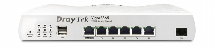 Router DrayTek Vigor 2865 Annex B White (v2865-B-DE-AT-CH) - obraz 1