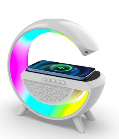 Нічник з бездротовою колонкою та зарядкою для телефону SmartUs 2301YN LED-нічник з функцією бездротової зарядки для смартфонів Qi 256 режимів світла і магнітним кріпленням - Фото 1 Нічник з бездротовою колонкою та зарядкою для телефону SmartUs 2301YN LED-нічник з функцією бездротової зарядки для смартфонів Qi 256 режимів світла і магнітним кріпленням - зображення 1