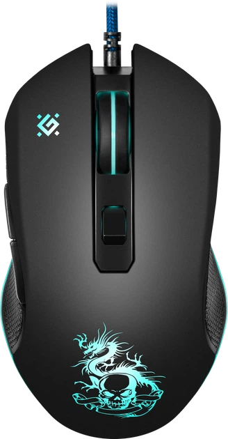Мышь Defender Sky Dragon GM-090L с игровой поверхностью USB Black (52090) - Фото 1 Мышь Defender Sky Dragon GM-090L с игровой поверхностью USB Black (52090) - изображение 1