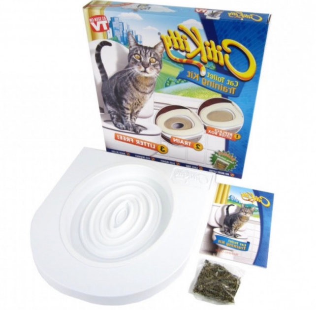 Система приучения кошек к унитазу Citi Kitty Cat Toilet Training Kit ...
