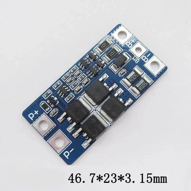 Контроллер заряда/разряда Li-Ion, BMS 2S 8,4В, 10А, HX-2S-JH20 V1.0, модуль защиты - изображение 3