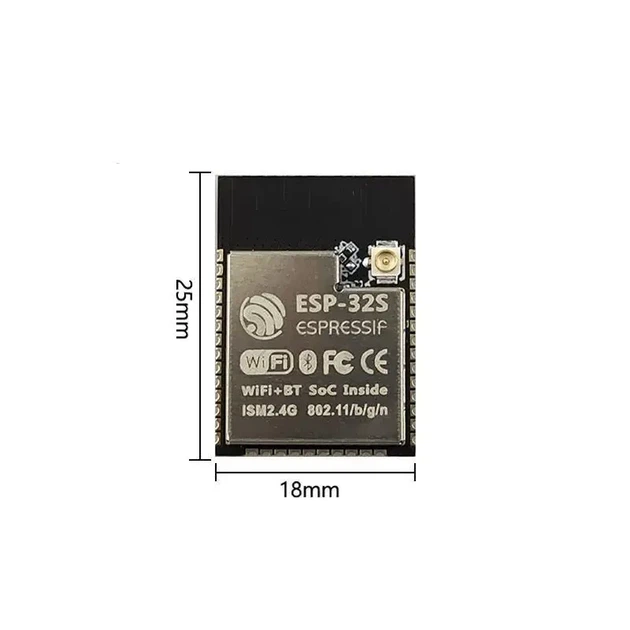 Модуль Wi-Fi + Bluetooth ESP32, последовательный порт для двухантенны Wi-Fi, ESP32-S модуль - Фото 3 Модуль Wi-Fi + Bluetooth ESP32, последовательный порт для двухантенны Wi-Fi, ESP32-S модуль - изображение 3