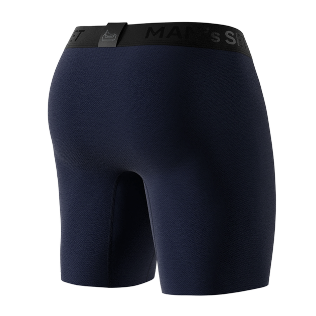 Трусы боксеры мужские хлопковые, Anatomic Long 2.0, Black Series, темно-синие 2XL BST140-46 - изображение 5