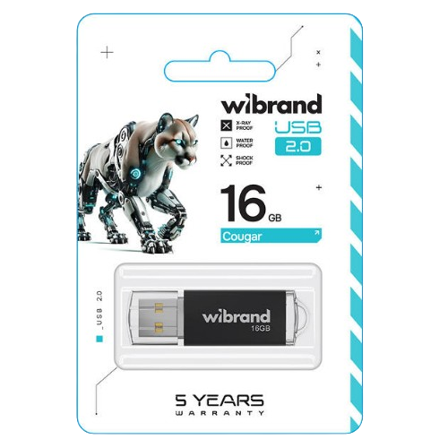 Флешка 16Гб USB 2.0 чорний Cougar Wibrand - Фото 2 Флешка 16Гб USB 2.0 чорний Cougar Wibrand - изображение 2