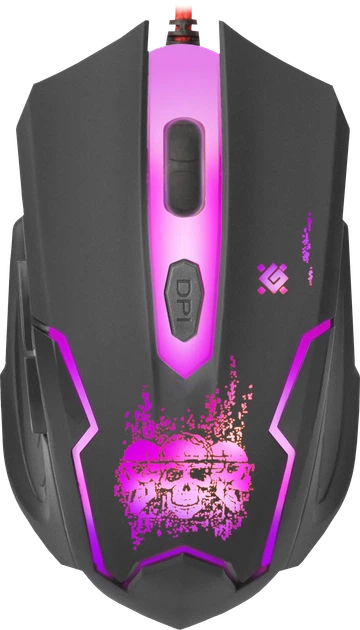 Мышь Defender Skull GM-180L USB Black (52180) - Фото 2 Мышь Defender Skull GM-180L USB Black (52180) - изображение 2