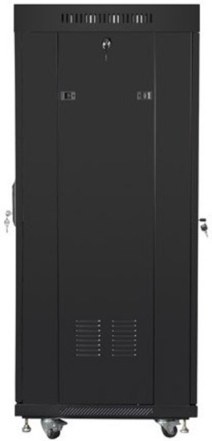 Szafa serwerowa Lanberg 19" 27U 600 x 600 mm (FF01-6627-23BL) - obraz 3