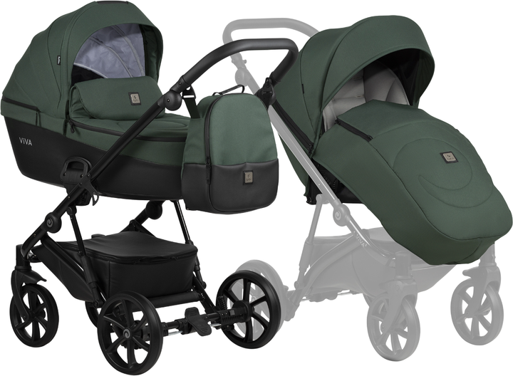 Коляска универсальная TUTIS VIVA5 Essential Emerald (1452064) - изображение 16