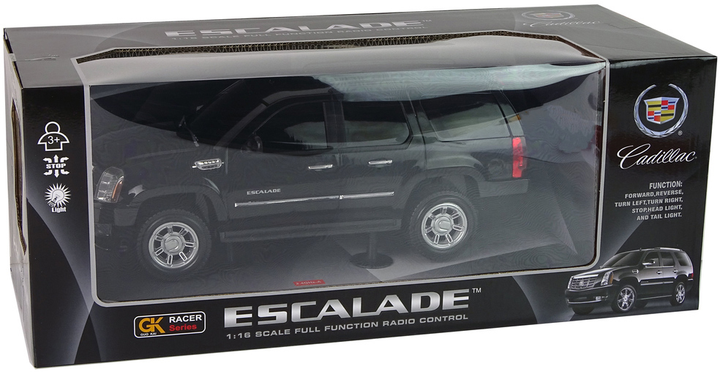 Samochód zdalnie sterowany LEAN Toys Cadillac Escalade R/C 1:16 Czarny (5905515359368) - obraz 1