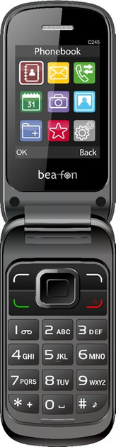 Мобільний телефон Beafon C245 Black (C245_EU001B) - зображення 1