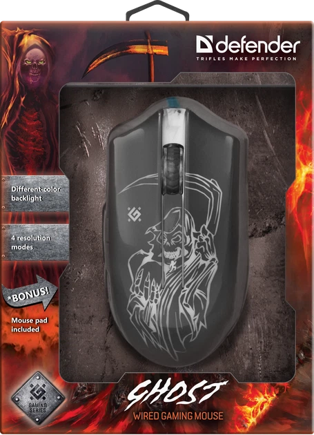 Миша Defender Ghost GM-190L USB Black (52190) - зображення 14