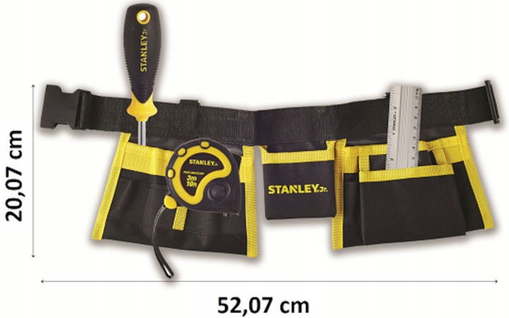 Zestaw narzędzi Stanley Rękawice + Pas + Okulary + Młotek + Śrubokręt (7290115140217) - obraz 6