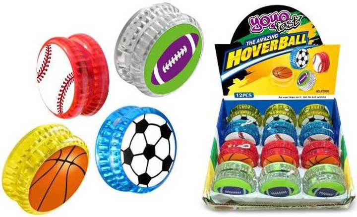 Zestaw jo-jo Adar Sportowe piłki ze światłem 12 szt (5901271357044) - obraz 3