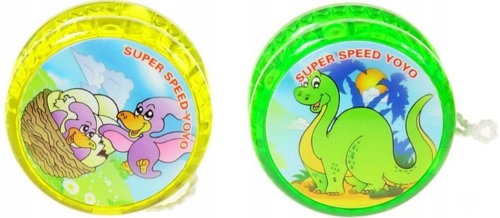 Zestaw jo-jo Adar Dinozaury ze światłem 12 szt (5901271560130) - obraz 5