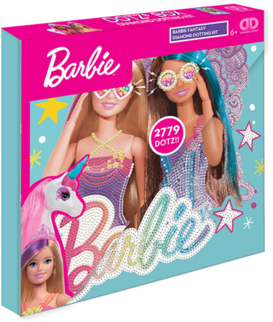 Набір для алмазної вишивки Diamond Dotz Box Barbie Fantasy 28 x 28 см (4895225928705) - зображення 1