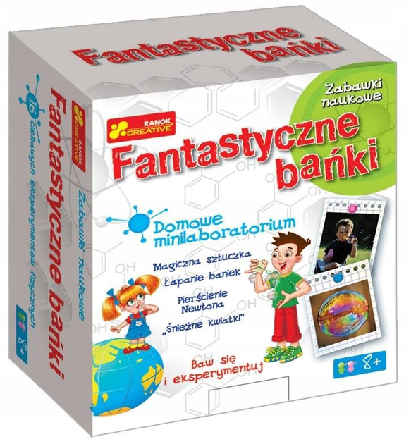 Zestaw do eksperymentów naukowych Ranok-Creative Domowe minilaboratorium Fantastyczne bańki (4823076109288) - obraz 1