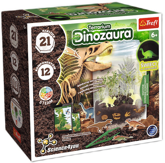 Zestaw do eksperymentów naukowych Trefl Science 4 You Terrarium dinozaura (5900511619393) - obraz 1