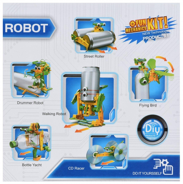 Zestaw do eksperymentów naukowych Soliton 6 w 1 Robot Solarny (5901571096018) - obraz 5