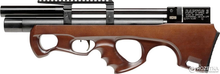 Пневматическая винтовка Raptor 3 Compact PCP Brown (3993.00.15 R3Cbr) - изображение 1