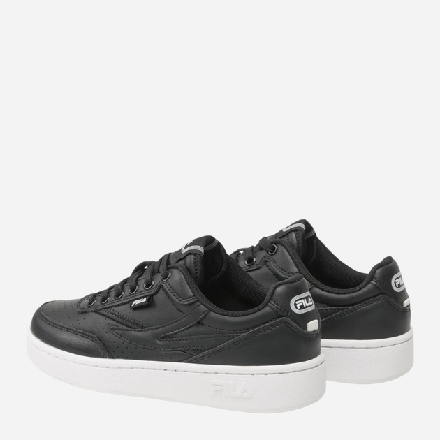 Sneakersy damskie skórzane Fila Sevaro FFW0283-80010 40 Czarne (8719477767454) - obraz 4