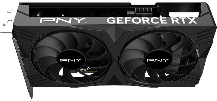 Видеокарта PNY PCI-Ex GeForce RTX 4060 VERTO Dual Fan 8GB GDDR6 (128bit) (2460/17000) (HDMI, 3 x DisplayPort) (VCG40608DFXPB1) - изображение 4