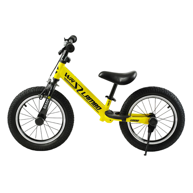 Велобег 14" Corso Lambo, стальная рама, ручной тормоз, надувные колеса резиновые. Yellow (144052) - изображение 2