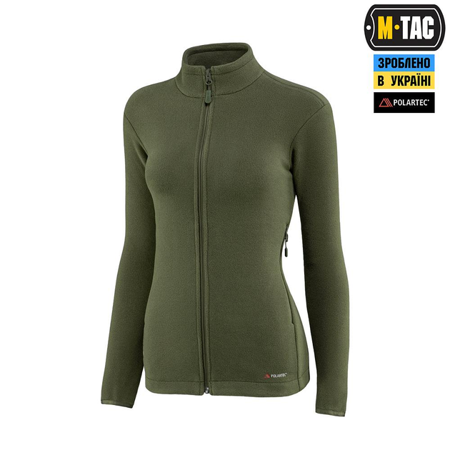 Тактична флісова кофта M-Tac Nord Fleece Polartec Lady, розмір XL, колір Army Olive - зображення 1